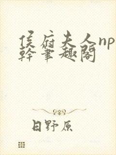 侯府夫人np高干笔趣阁