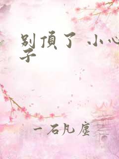 别顶了 小心孩子