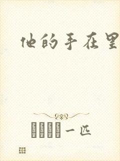 他的手在里面动