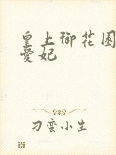 皇上御花园中要爱妃