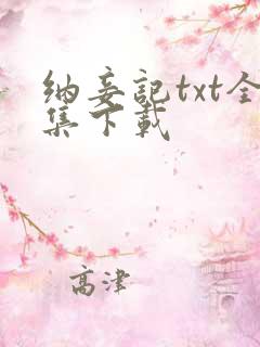 纳妾记txt全集下载