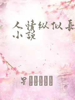 人情纵似长情月小说