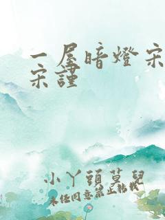 一屋暗灯宋星阑宋谨