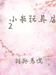 小米玩具店老板2