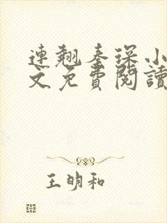 连翘秦琛小说全文免费阅读