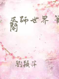 巫师世界 笔趣阁