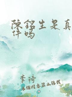 陈铭生是真实事件吗