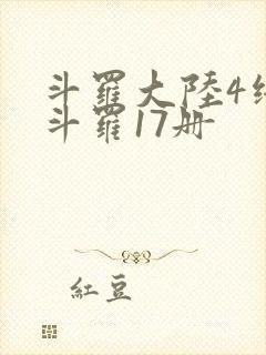 斗罗大陆4终极斗罗17册