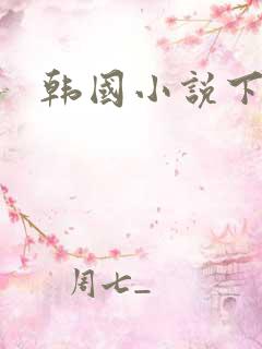 韩国小说下载