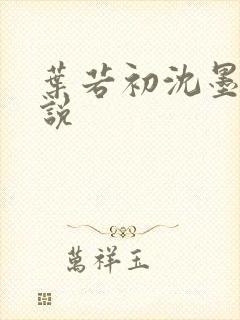 叶若初沈墨寒小说