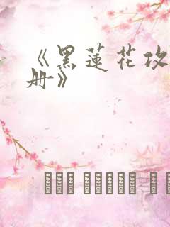 《黑莲花攻略手册》