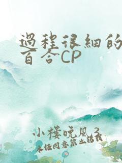 过程很细的开车百合CP