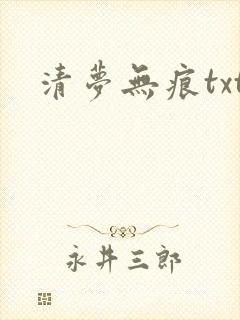 清梦无痕txt