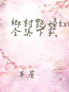 乡村艳妇txt全集下载