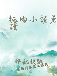 纯肉小说免费阅读