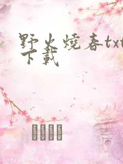 野火烧春txt下载