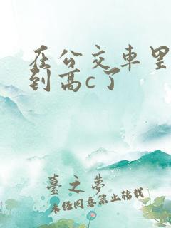 在公交车里c弄到高c了