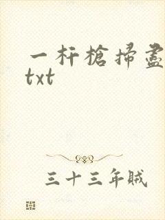 一杆枪扫尽全家txt