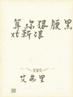 算你狠腹黑男txt新浪