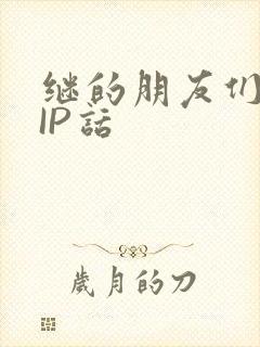 继的朋友们SVIP话