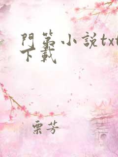 门第小说txt下载
