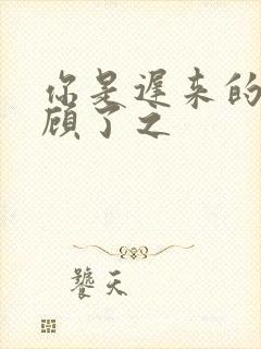 你是迟来的欢喜顾了之