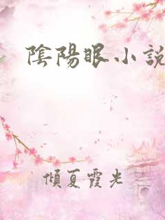 阴阳眼小说