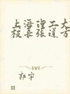 上海理工大学副校长张道方逝世