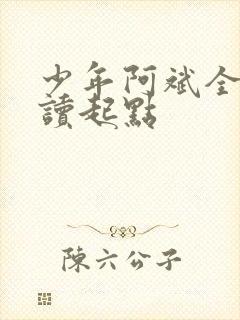 少年阿斌全文阅读起点