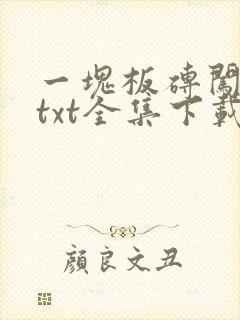 一块板砖闯仙界txt全集下载