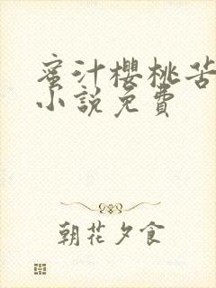 蜜汁樱桃苦咖啡小说免费