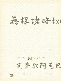 无根攻略txt