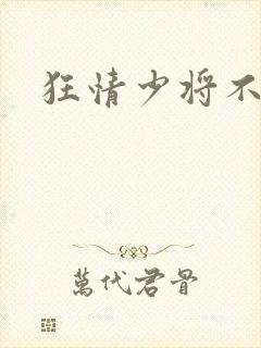 狂情少将不良妻