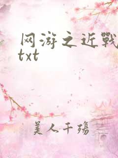 网游之近战法师txt