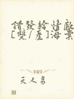 错发给情敌之后[双/产]海棠