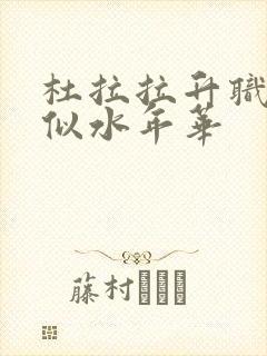 杜拉拉升职记之似水年华