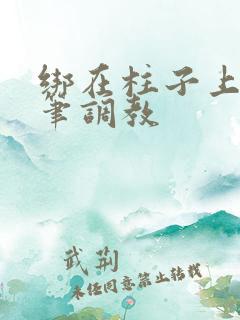 绑在柱子上用毛笔调教