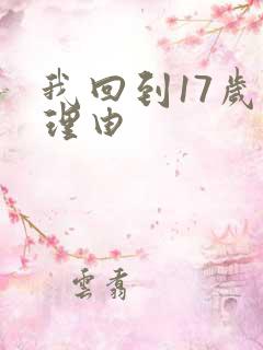 我回到17岁的理由