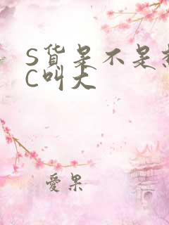 S货是不是想挨C叫大