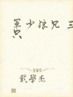 军少狼兄 三两只