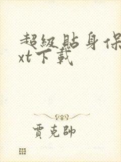 超级贴身保镖txt下载