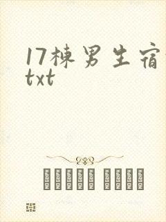 17栋男生宿舍txt