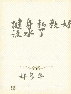 健身私教好大我流水了