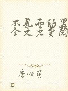 不见面的男朋友全文免费阅读