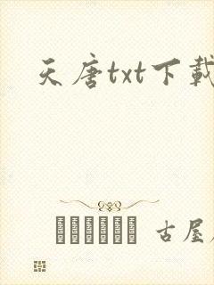 天唐txt下载