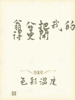 翁公把我的腿分得更开