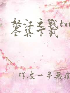 怒江之战txt全集下载