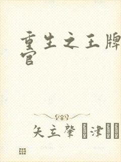 重生之王牌检察官