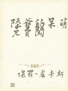 陆爷的呆萌甜妻免费阅