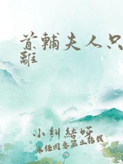 首辅夫人只想和离